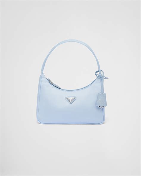 prada re edition nylon bag blue